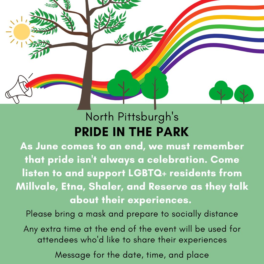 advertisement for local pride event